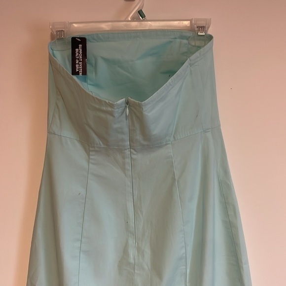 Y2K Gap Tube Dress 4 Light Blue Mint Mini Stretch 2004 Strapless NWT Deadstock - Picture 6 of 15